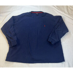 US Polo Assn. Navy Blue Waffle Shirt Long Sleeve Size‎ XL Thermal